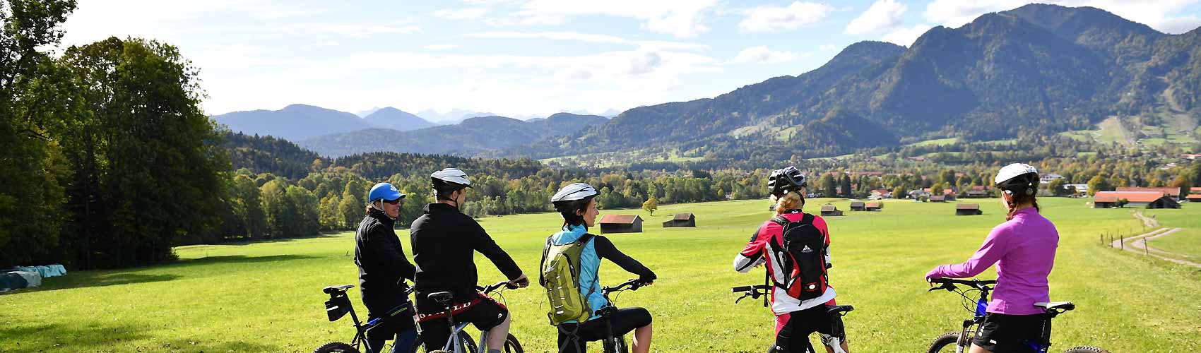 Biergarten Radeln, Fahrrad und Mountainbike Touren im Isarwinkel von Lenggries bis München für den Firmenausflug